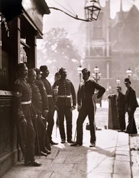 Sergents recruteurs à Westminster, 1876-77